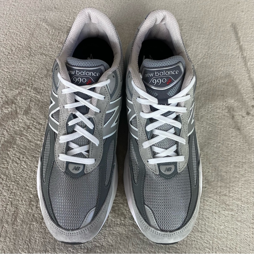 New Balance 990v6 Shoes Mens Size 13 Gray Suede Made In USA M990GL6 Sneakers NEW - Picture 9 of 11